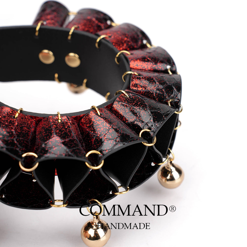 Jester Artisanal Layered Bell Ruffled Anklet