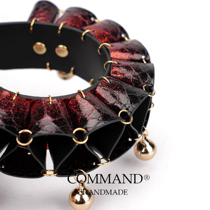 Jester Artisanal Layered Bell Ruffled Anklet