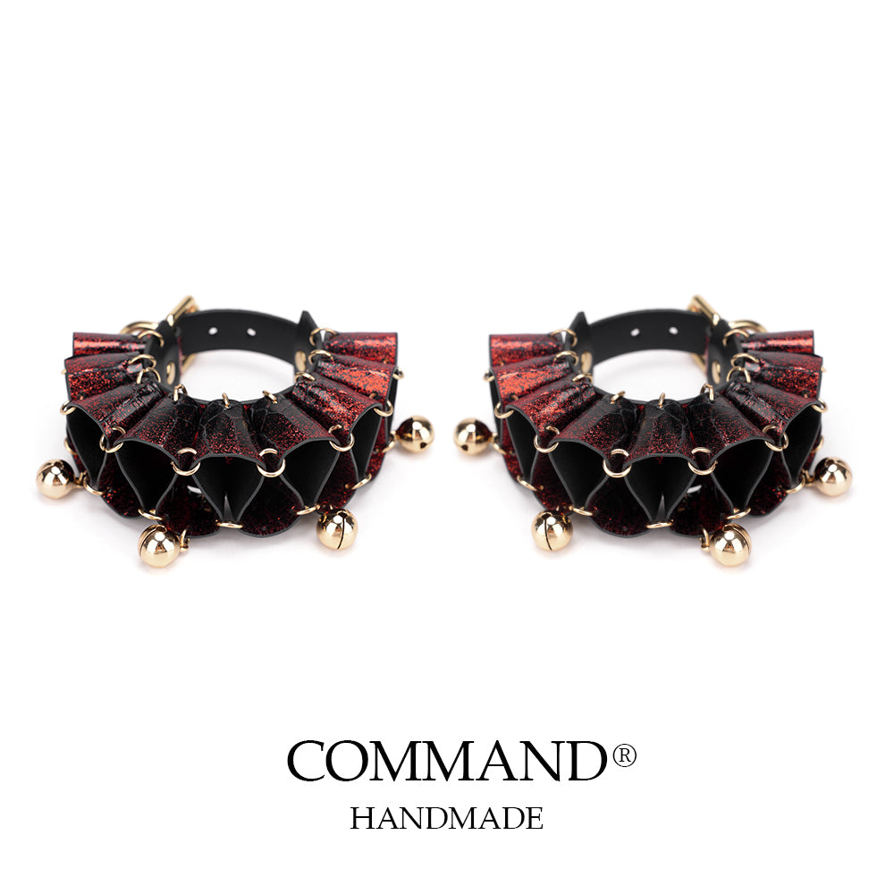 Jester Artisanal Layered Bell Ruffled Bracelet