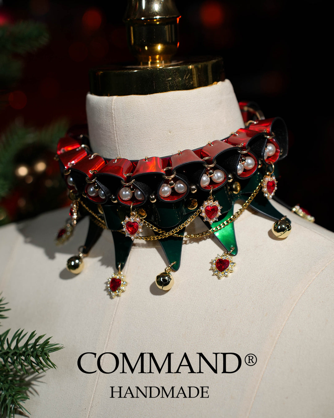 Holiday Edition: Double Layered Heart Choker Set