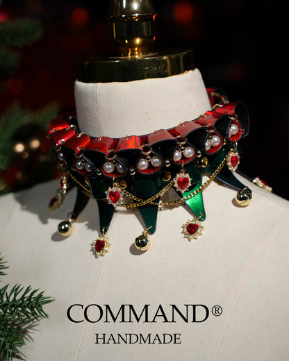 Holiday Edition: Double Layered Heart Choker Set