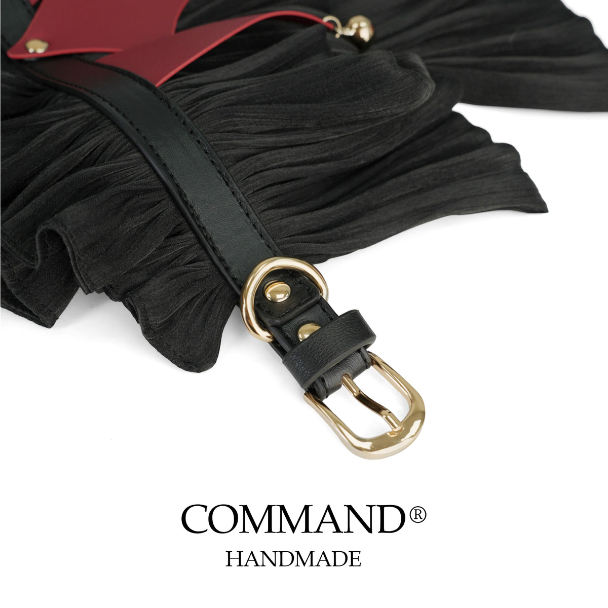 Jester’s Court Ruffle Diamond Collar Red & Black