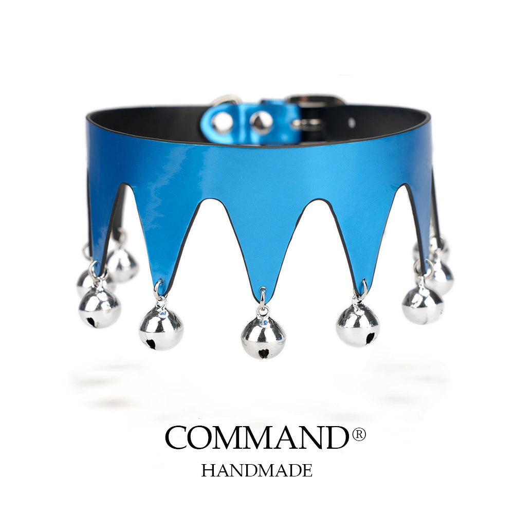 Jester’s Shatter Triangle Choker with Bell