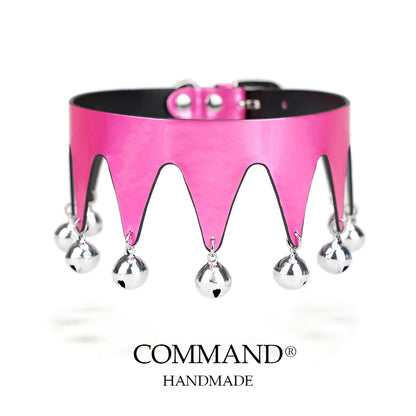 Jester’s Shatter Triangle Choker with Bell