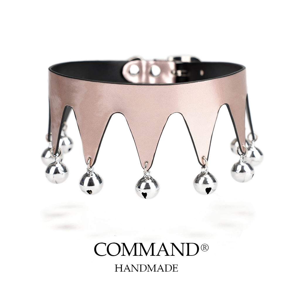 Jester’s Shatter Triangle Choker with Bell