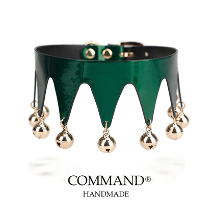 Jester’s Shatter Triangle Choker with Bell