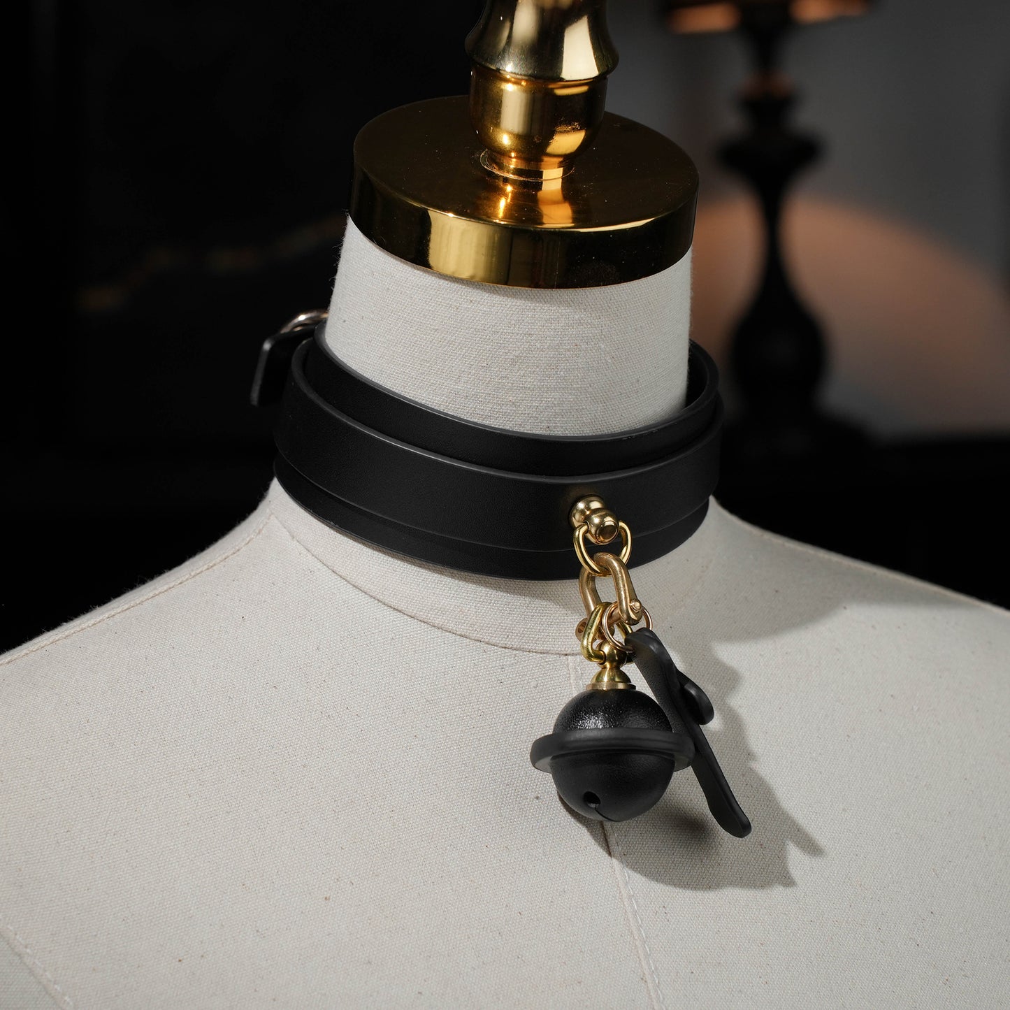 Pan Classic Double Cowhide Collar With Bell (no voice)