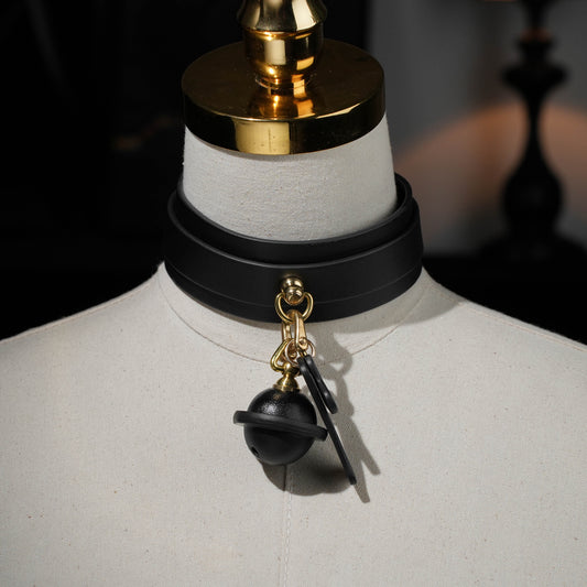 Pan Classic Double Cowhide Collar With Bell (no voice)