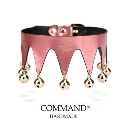 Jester’s Shatter Triangle Choker with Bell