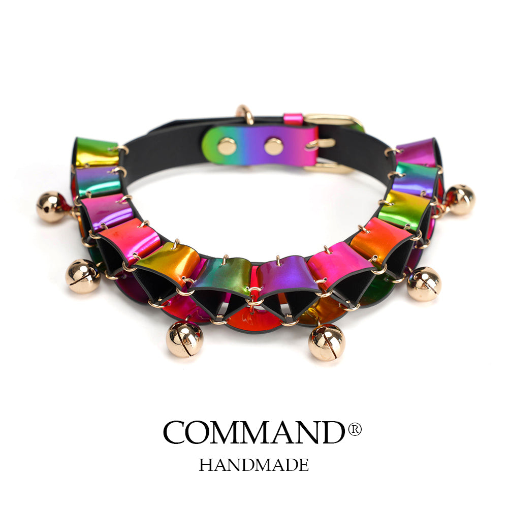 Jesterlet Mini Ruffle Choker with Bell