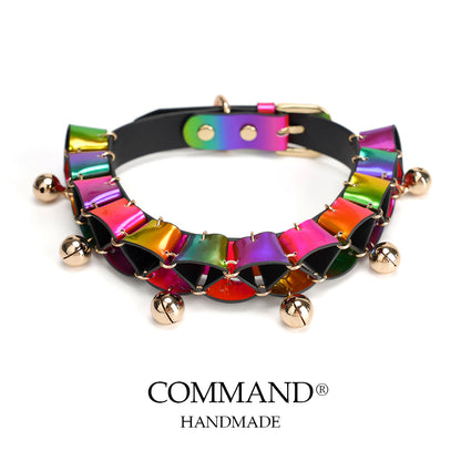 Jesterlet Mini Ruffle Choker with Bell