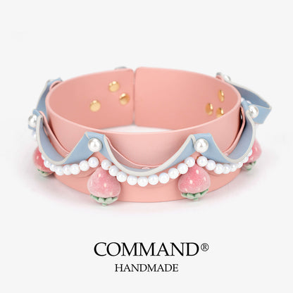 Elira Strawberry Cream Pearl Choker
