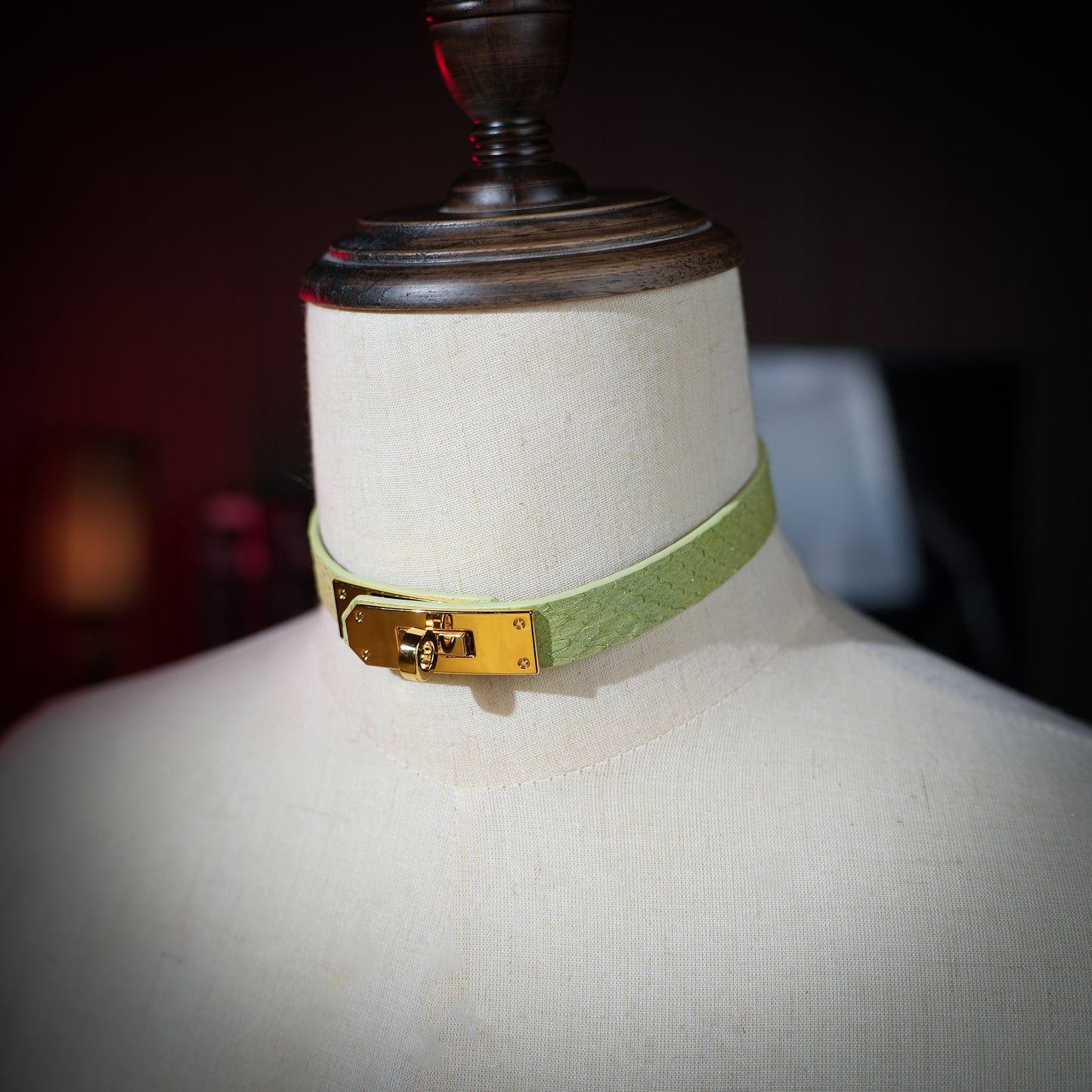 Alceis Green Lockable Collar