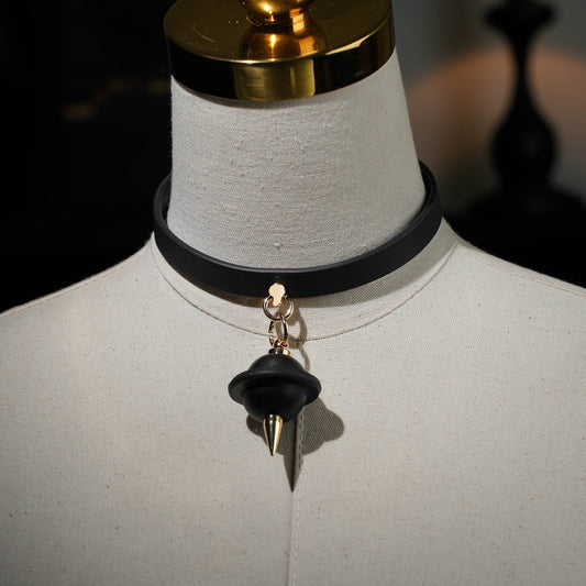 World of Spikes Bell With Spike Choker