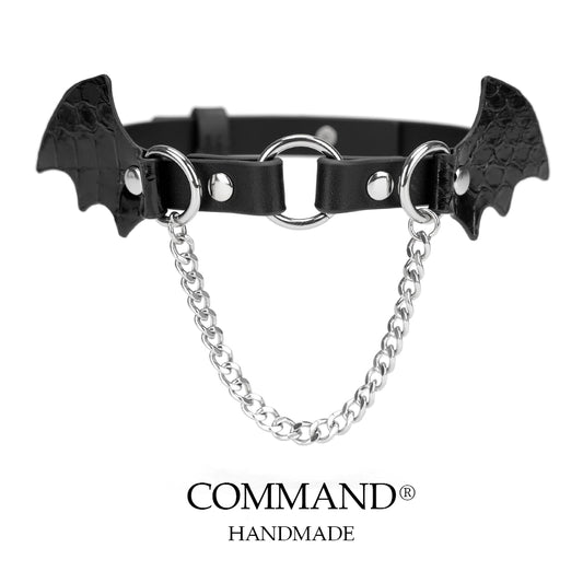 Mormo Dark Wings Bat Chain Choker