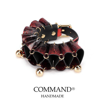 Jester Artisanal Layered Bell Ruffled Bracelet