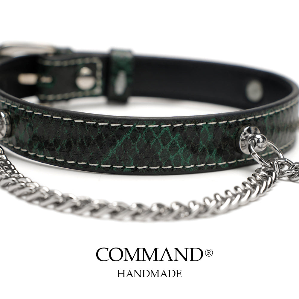Echo Double Chain Green Choker
