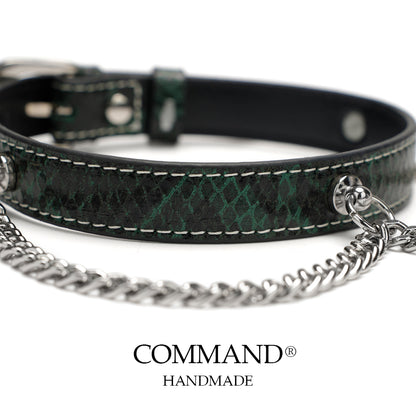 Echo Double Chain Green Choker
