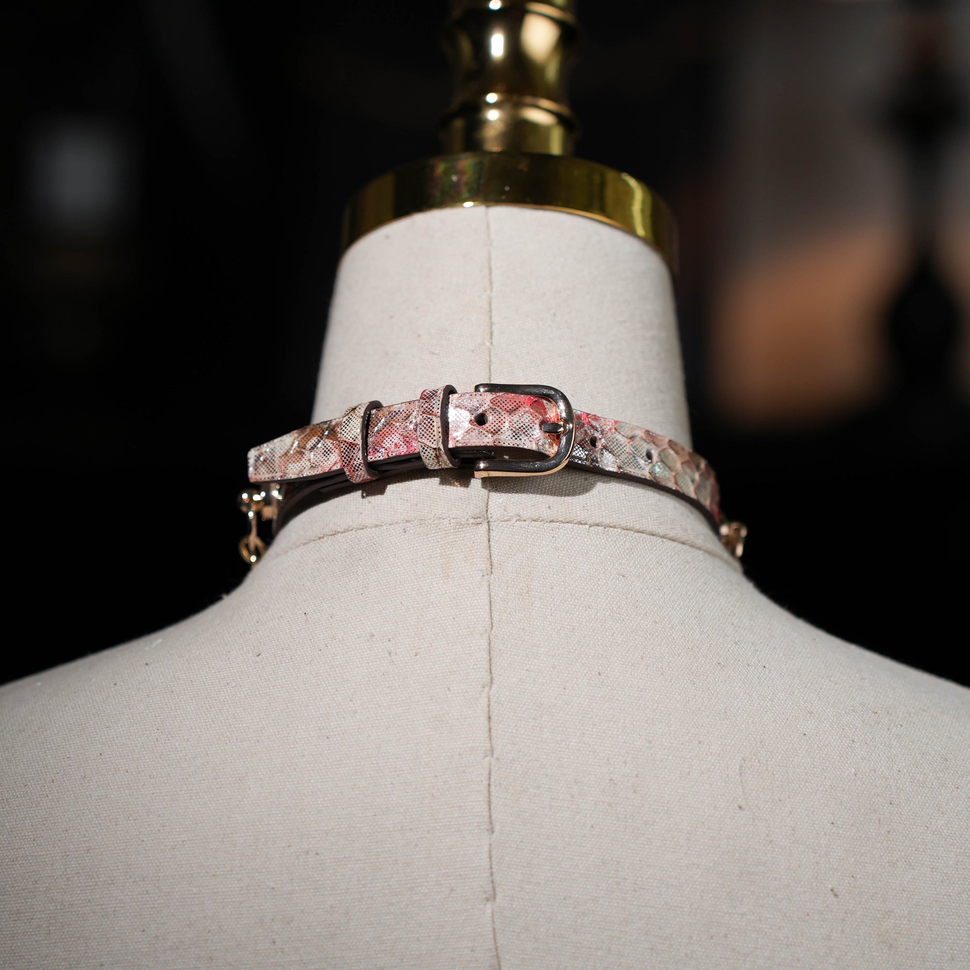 Terra O Ring Choker with Chain