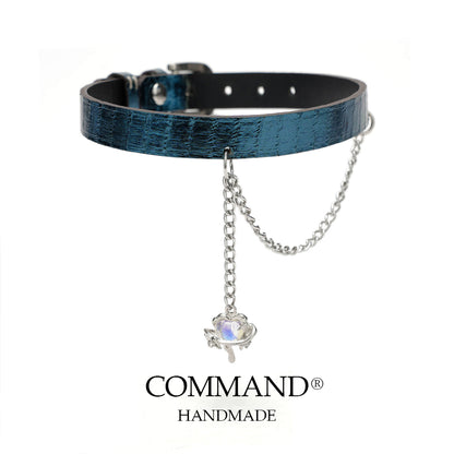 Thalassa Blue chain collar