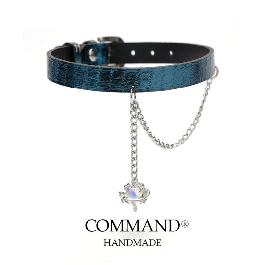 Thalassa Blue chain collar