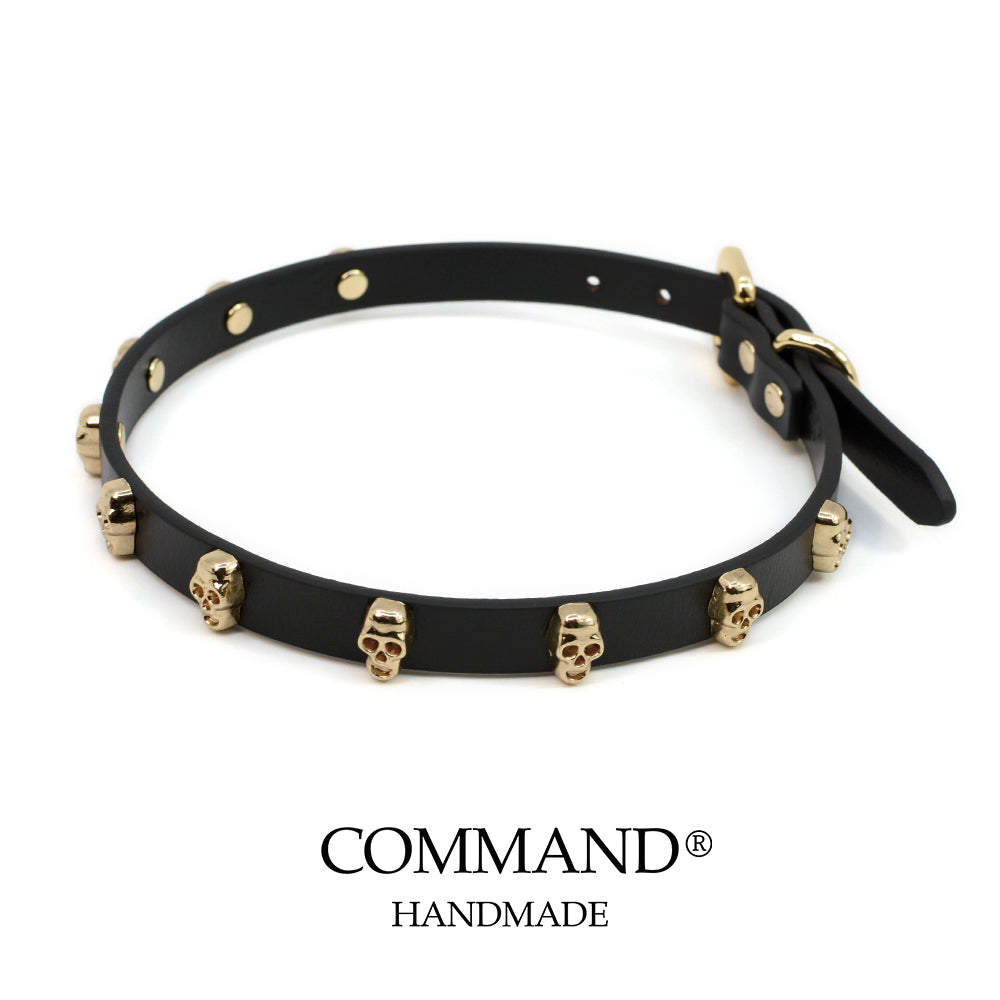 Skull Flower Decorative Choker