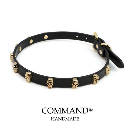 Skull Flower Decorative Choker