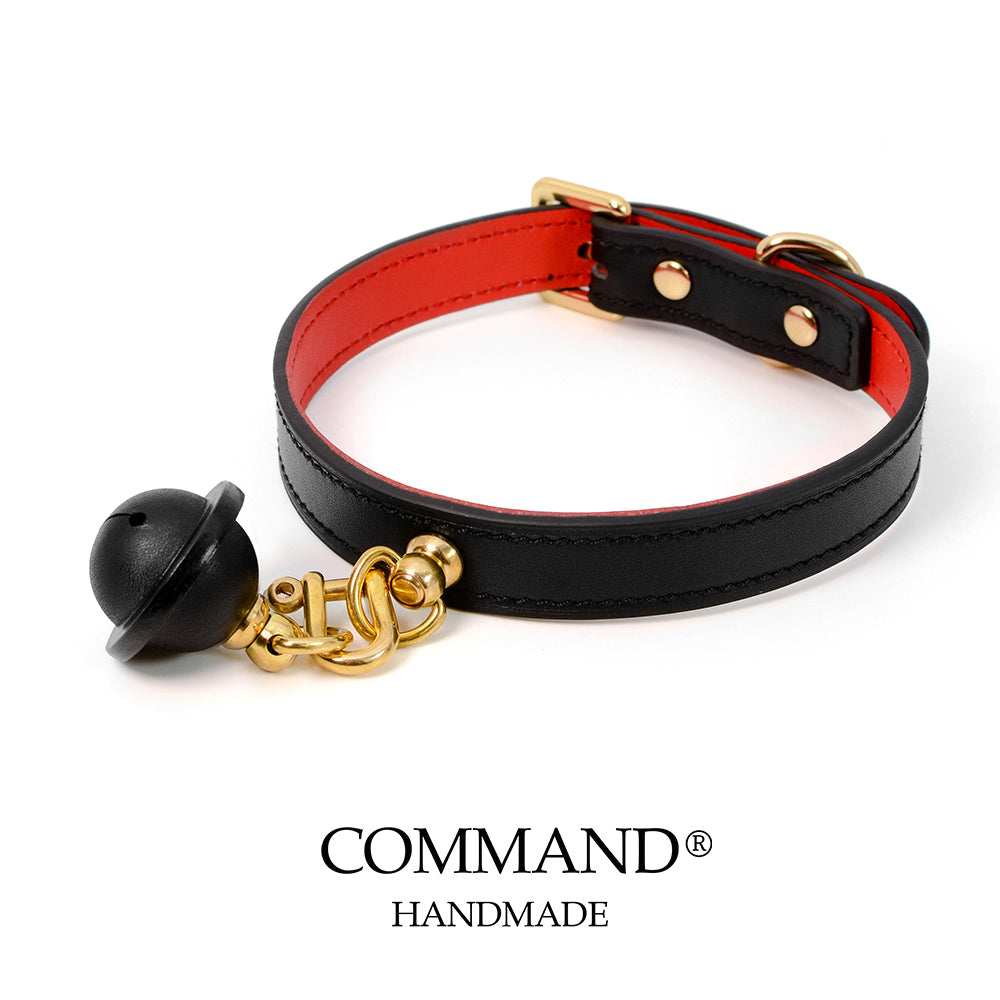 Bell Shaking Black Red With Bell Choker