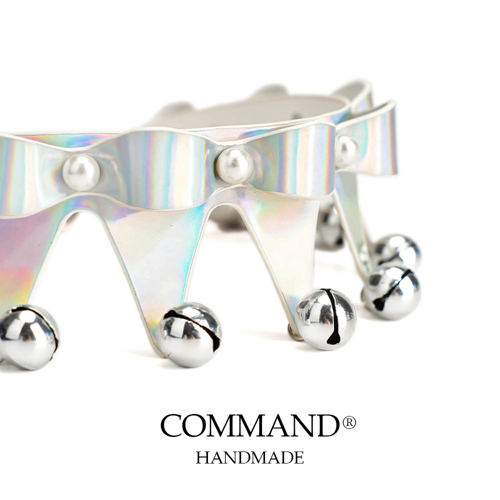 Jester’s Mirage Pearl Triangle Choker with Bell