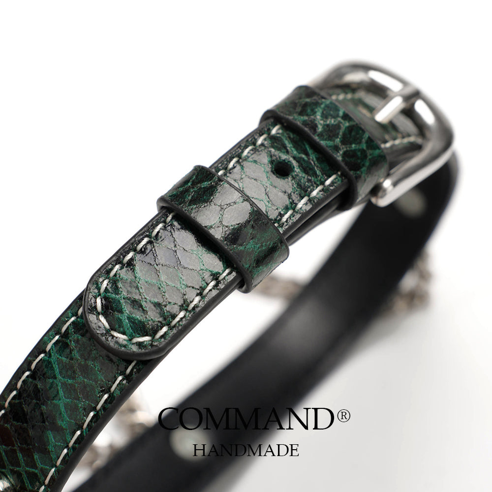 Echo Double Chain Green Choker