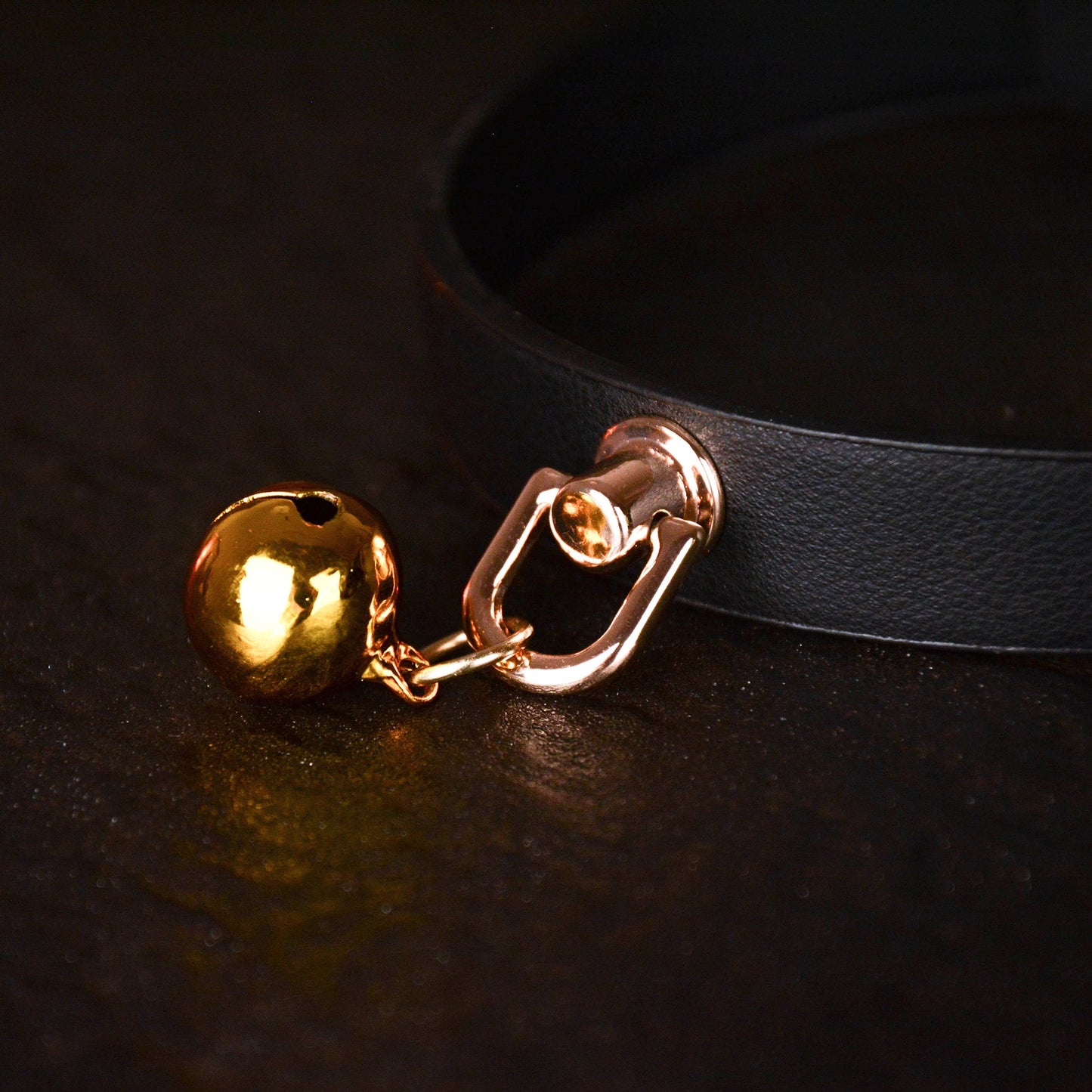 Siren Choker With Gold Bell