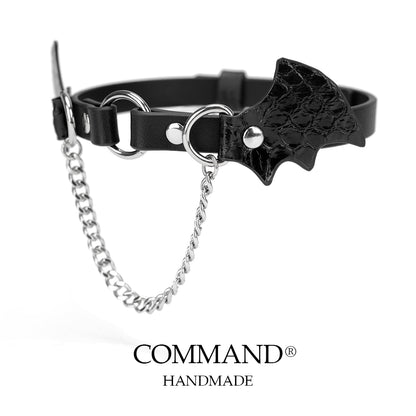 Mormo Dark Wings Bat Chain Choker