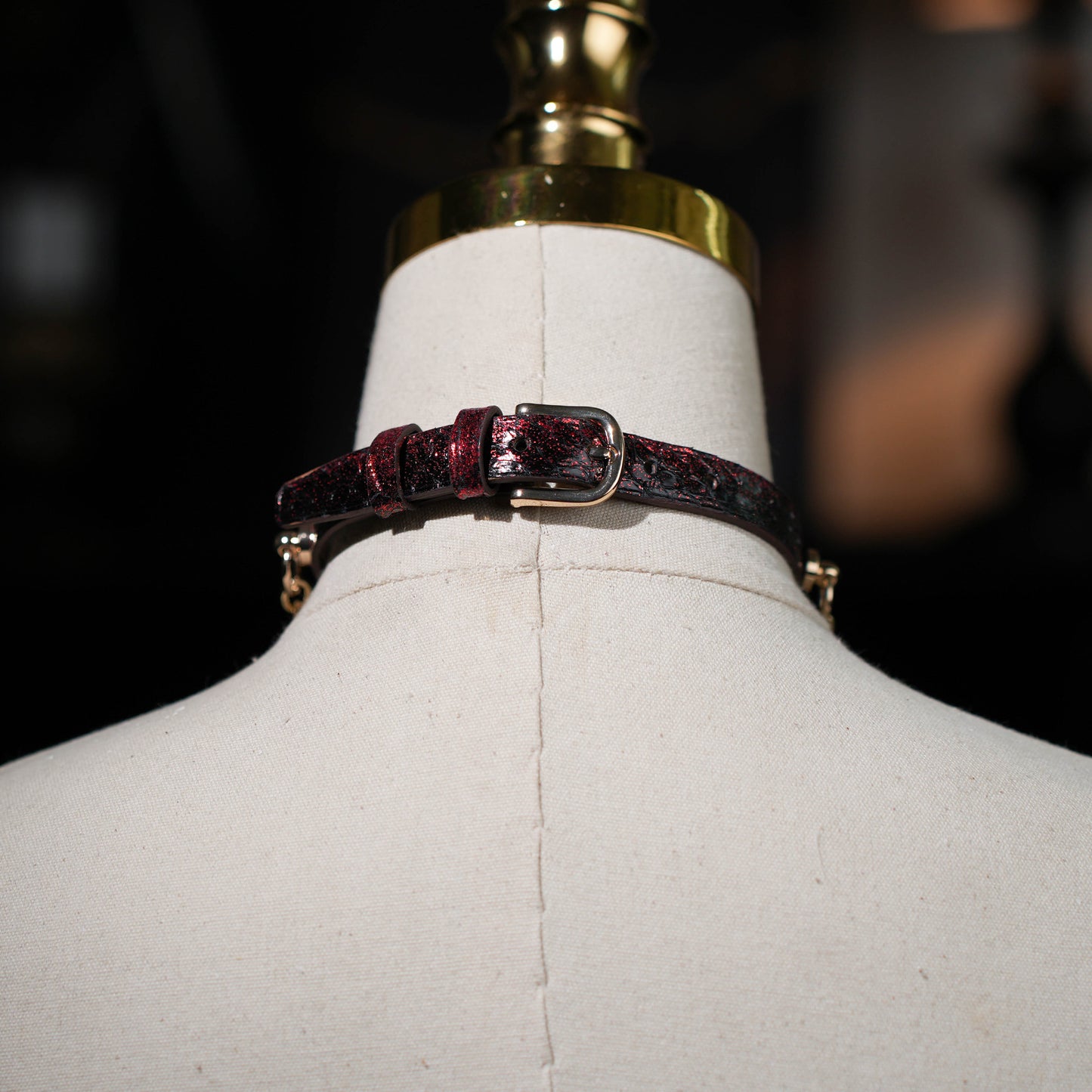 Terra O Ring Choker with Chain