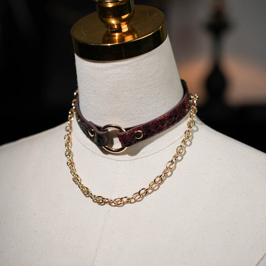Terra O Ring Choker with Chain
