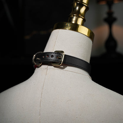 Bell Shaking Black Red With Bell Choker