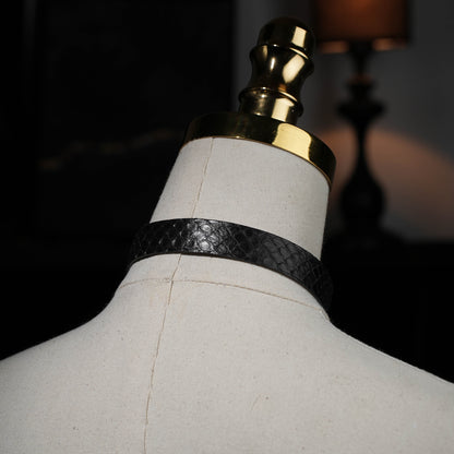 Perseus Black Buckle Collar