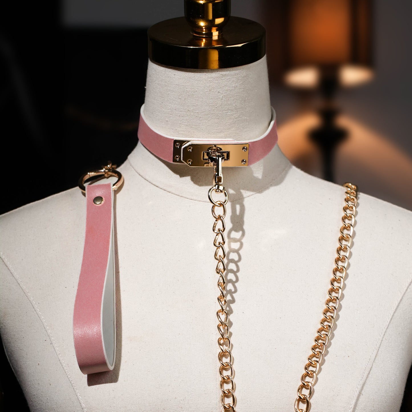 Eos Pink/Black Lockable Choker