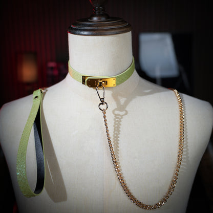 Alceis Green Lockable Collar