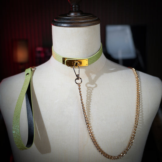 Alceis Green Lockable Collar