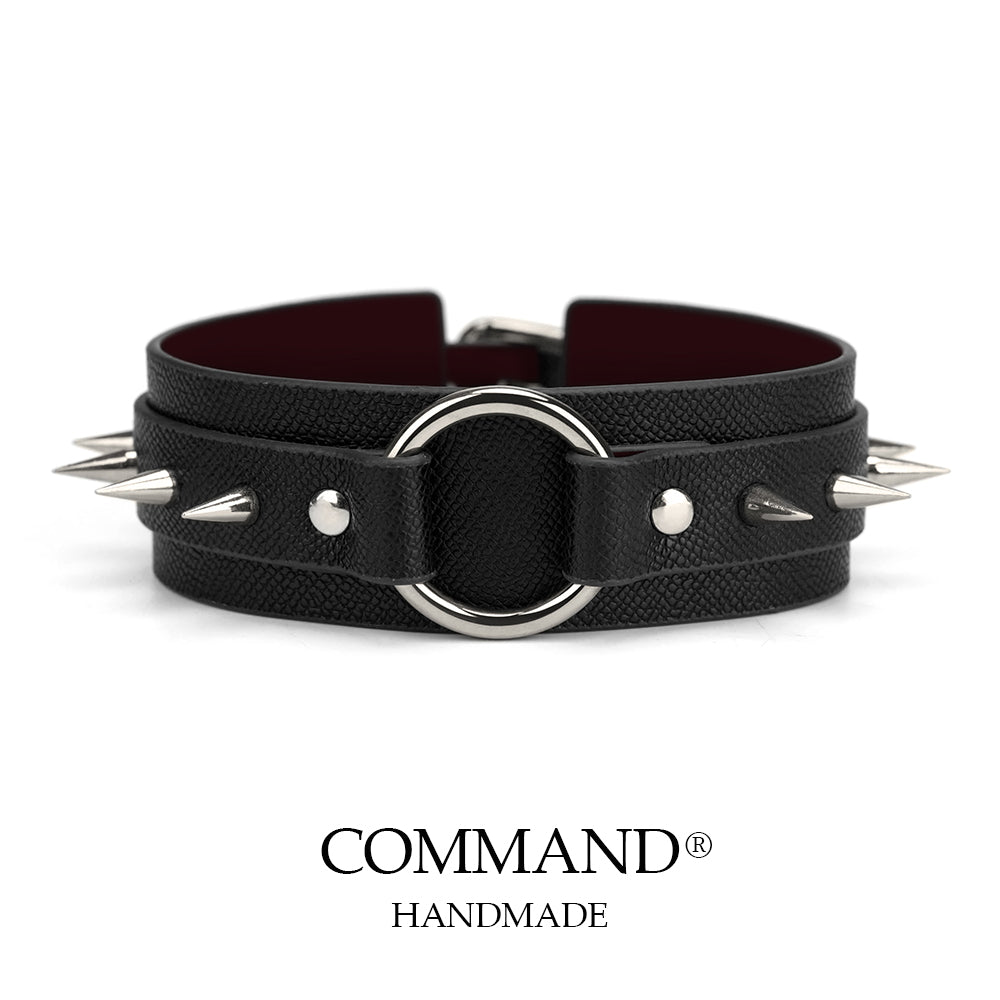 Buzzcocks Classic Black Red With O Ring Punk Choker