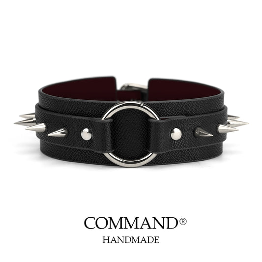 Buzzcocks Classic Black Red With O Ring Punk Choker