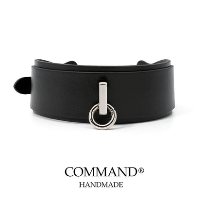 Kronus Black Choker With Small O Ring