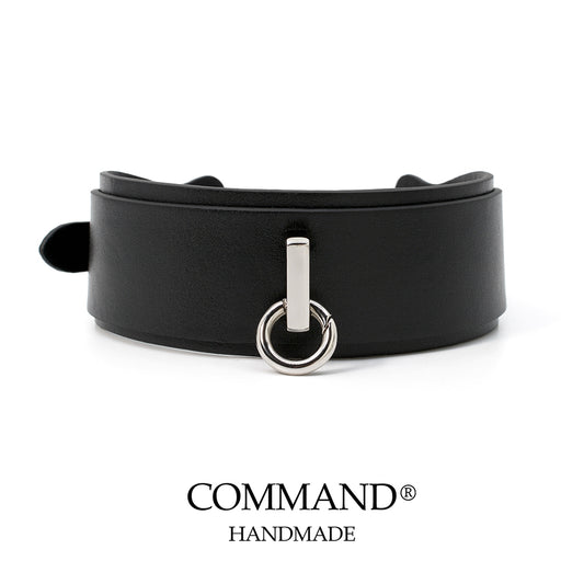 Kronus Black Choker With Small O Ring