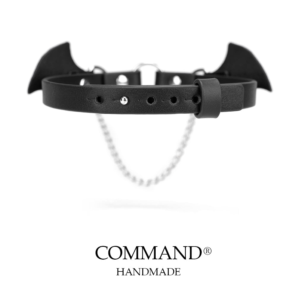 Mormo Dark Wings Bat Chain Choker