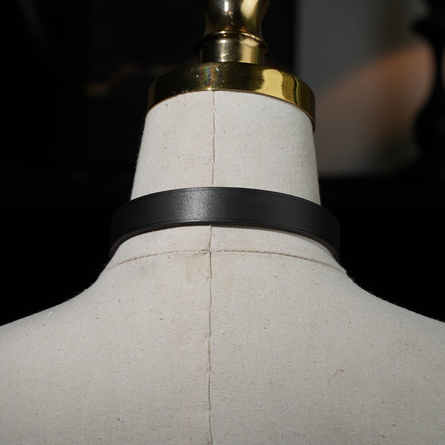 Cronus Black Kelly Buckle Collar