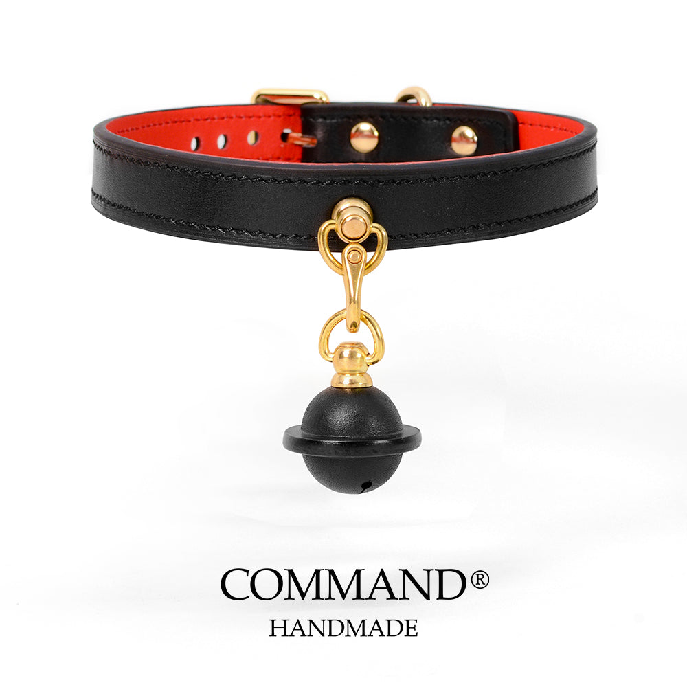 Bell Shaking Black Red With Bell Choker