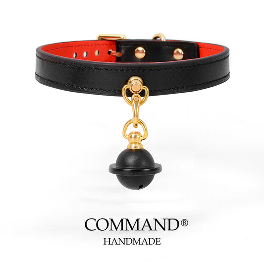 Bell Shaking Black Red With Bell Choker