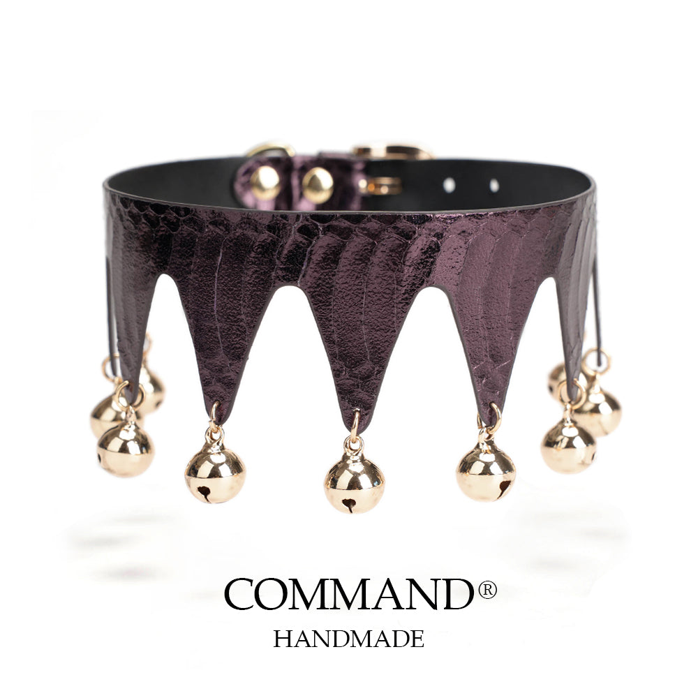 Jester’s Shatter Triangle Choker with Bell_Snake