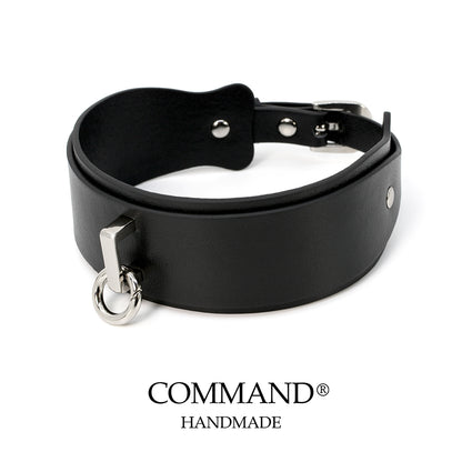 Kronus Black Choker With Small O Ring