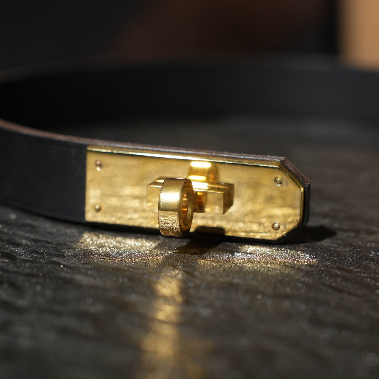 Cronus Black Kelly Buckle Collar